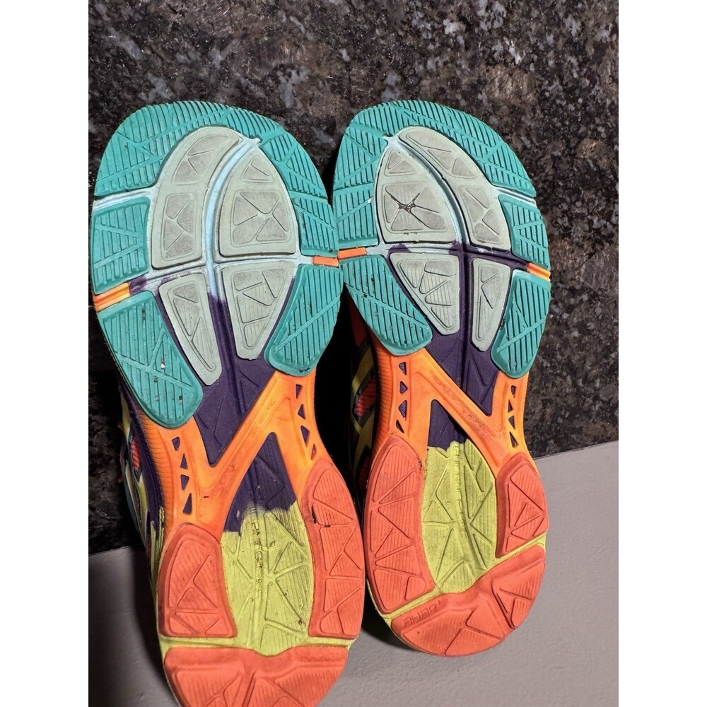 ASICS Lace-Up Athletic Sneaker GEL-Noosa Tri 10 Colorful T580N Size W 7.5 - Picture 6 of 7